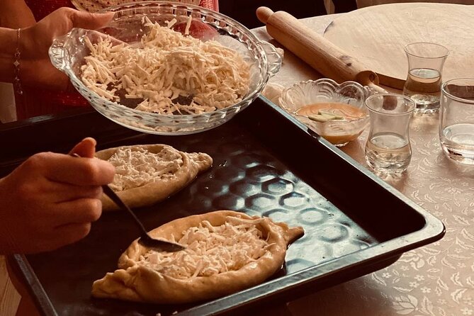 Taste of Georgia. Cooking-Class Khinkali, Khachapuri and more - Preparing Ajarian Khachapuri with Expertise