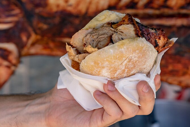 Taste of Porto: The Ultimate Full Meal Portuguese Food Tour - Savoring the Bifana Pork Sandwich with a Refreshing Beer