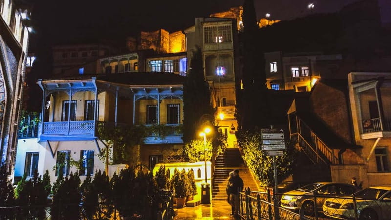 Tbilisi: 2-hours Midnight Express Guided Tour - Iconic Landmarks: The Bridge of Peace and the Clock Tower