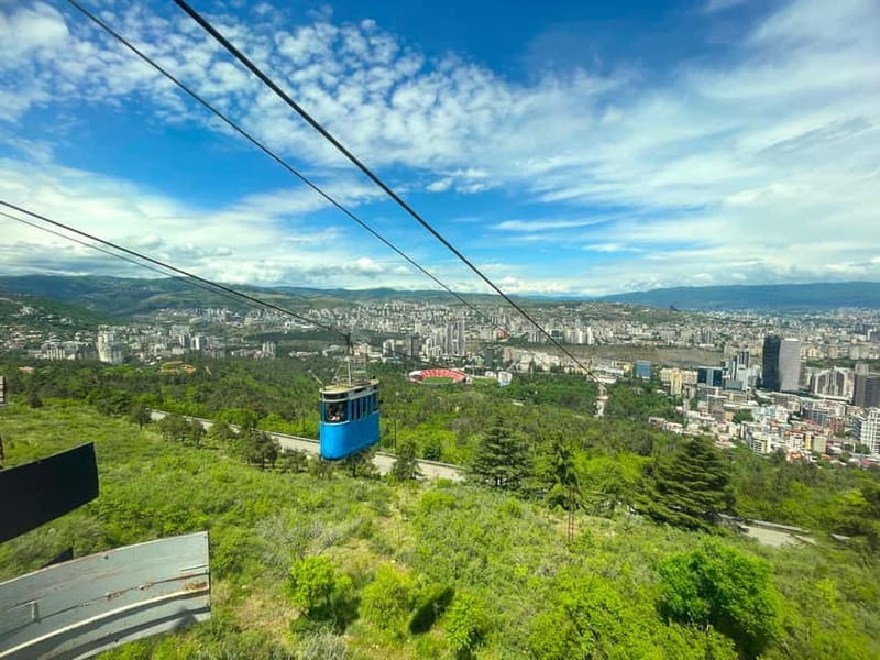 Tbilisi 2 Parks: Turtle Lake & Dedaena Park with Flea Market - Riding the Nostalgic Soviet-Era Cable Car
