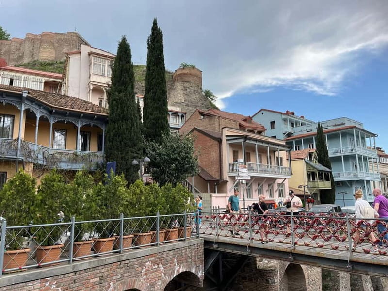 Tbilisi by Night: Private Old Town Walk & Traditional Dinner - Exploring the Sulfur Baths District of Abanotubani