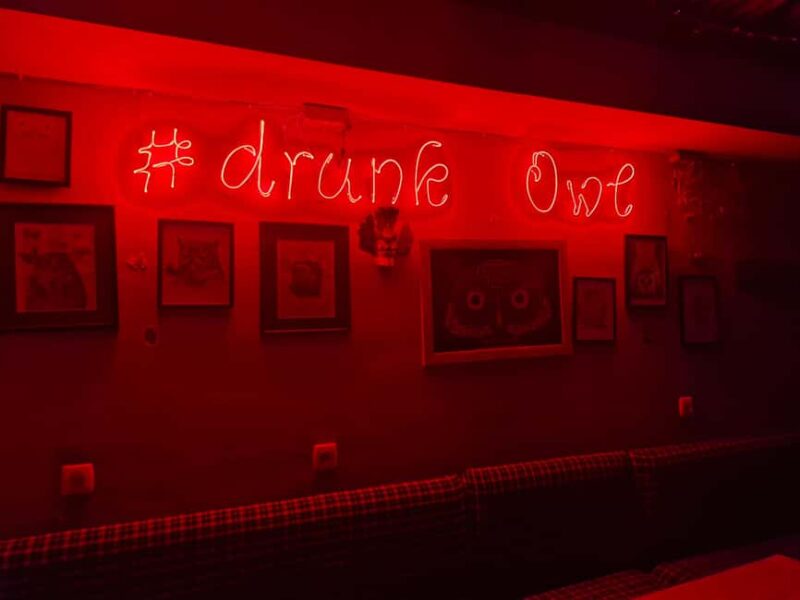 tbilisi evening walk. - Descending to Europe Square and the Sulfur Bath District