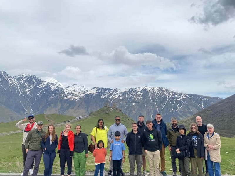 Tbilisi: Jinvali, Ananuri, Gudauri, Kazbegi, & Gergeti Tour - Tasting Georgian Flavors at Kakhaberi Food Market