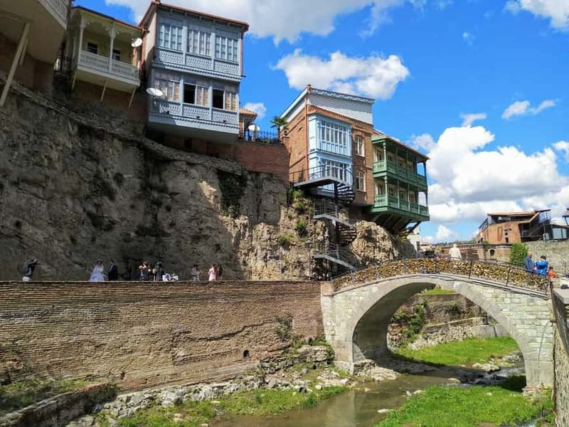 Tbilisi, Jvari and Mtskheta Day Trip - Walking Down to Sulphur Bath District