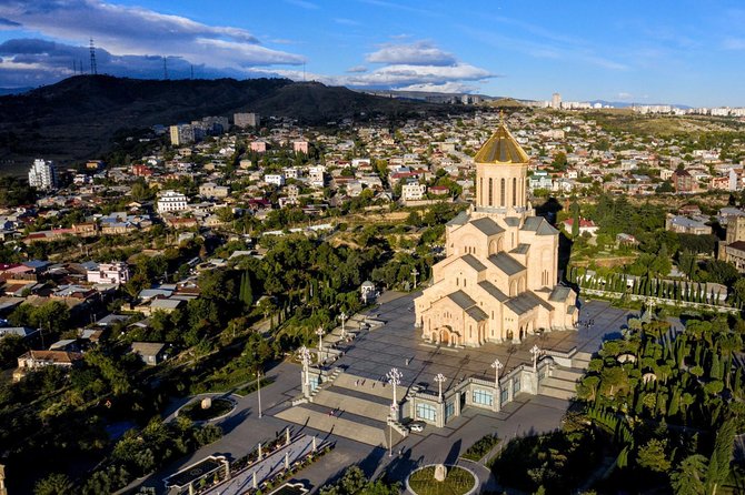 Tbilisi & Mtskheta city tour - Visiting the Modern Tbilisi Holy Trinity Cathedral