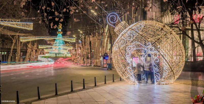 Tbilisi: New Years village & Christmas Market Guided Tour - The Evening Festivities and Live Music Scene