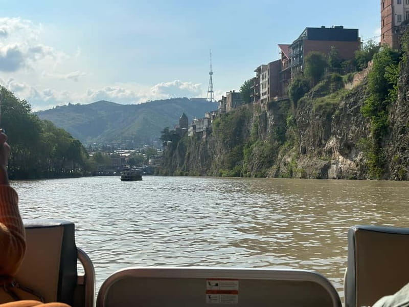 TBILISI: Private, exclusive Boat Ride & with Welcome Drink - Not Included: Hotel Drop-off