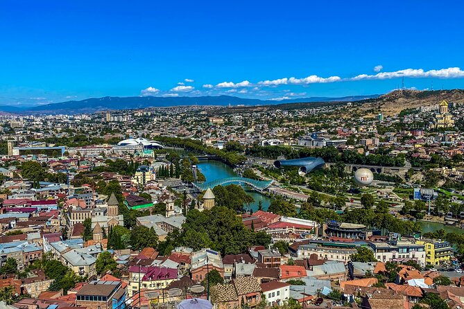 Tbilisi Walking Tour Including Wine Tasting Cable Car and Bakery - The Bridge of Peace and Architectural Charm
