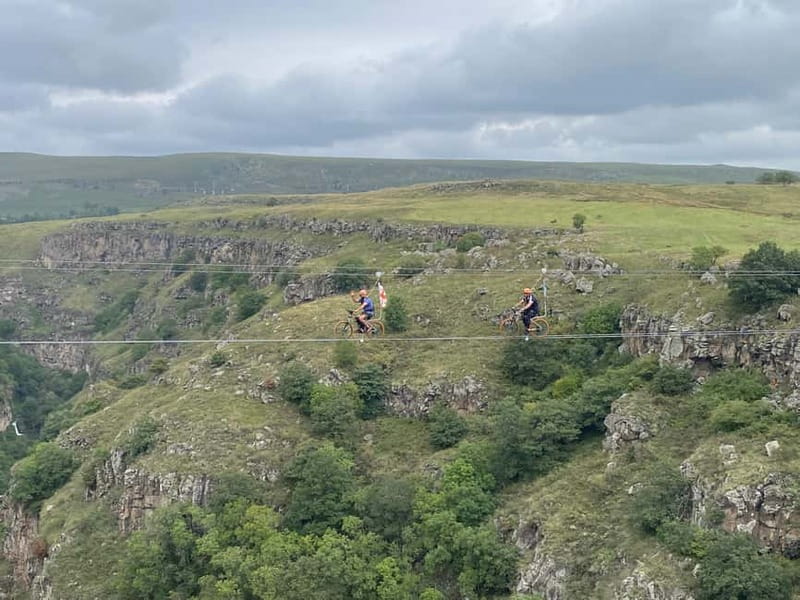 Tbilisi: Wild Waterfalls & Diamond Bridge Private Tour - Optional Adrenaline Activities: Sky Bike and Canyon Swing