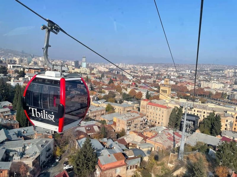 Tbilisi:New cable car, Mtatsminda with Lagidze water Tasting - Tasting Georgia’s Beloved Lagidze Lemonade
