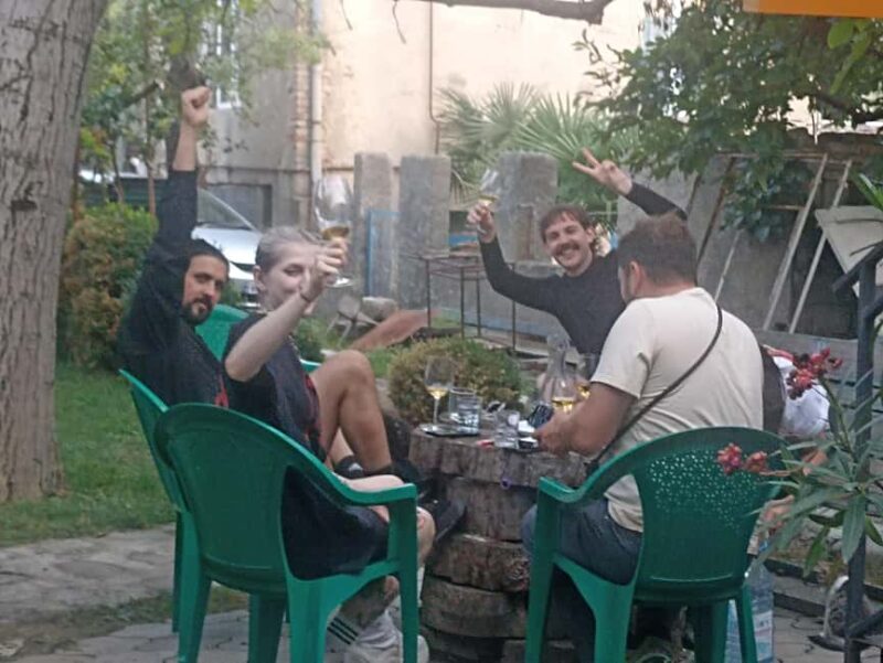 Telavi: Barbecue Making & Wine Tasting Experience - The Atmosphere: Visiting Georgian Friends