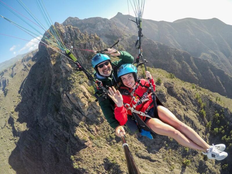Tenerife: Acrobatic Paragliding Tandem Flight - The Route and Scenic Highlights from the Air