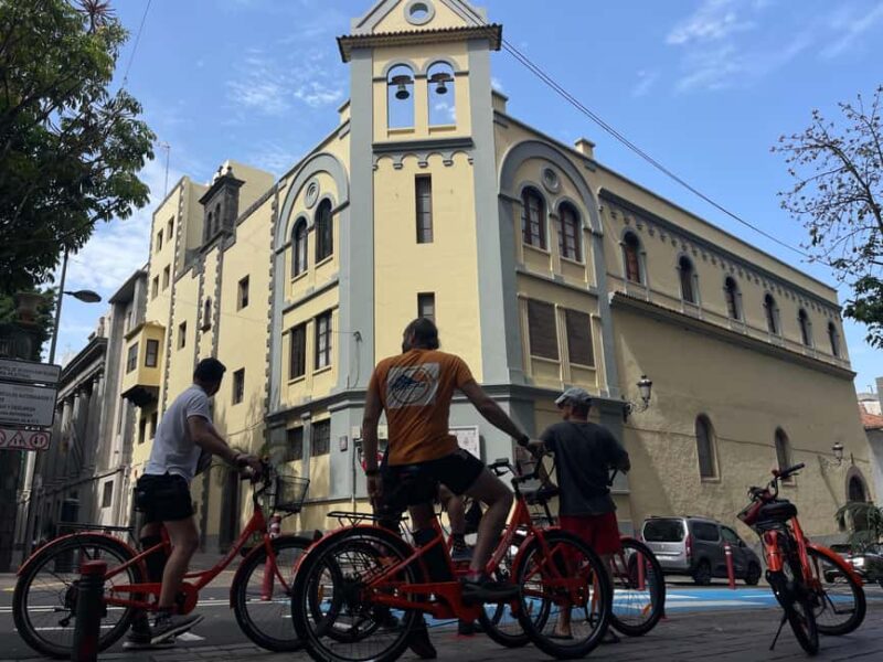 Tenerife: Guided Historical Bike Tour with E-Bike Option - Stops at Monuments, Cruise Terminal, and the Castle