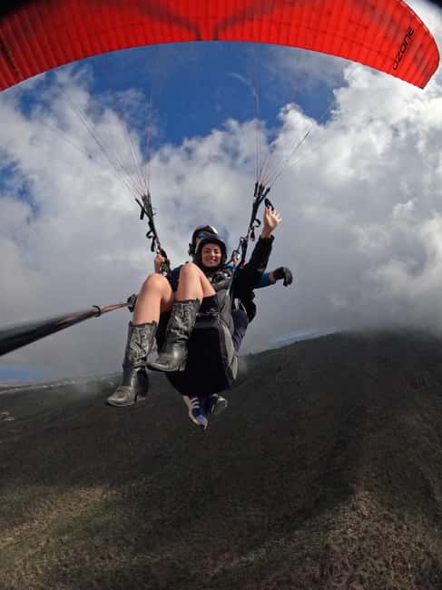 Tenerife: High-Performance Tandem Paragliding Flight - The Takeoff from South Tenerife’s High Points