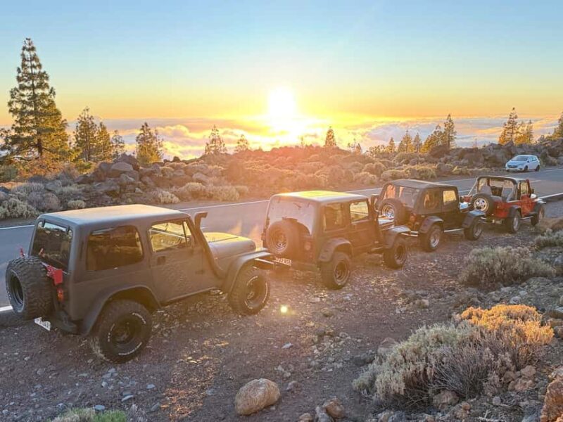 Tenerife: Jeep Wrangler Tour to Mount Teide, Day and Sunset - The Exciting Drive in a Classic Jeep Wrangler