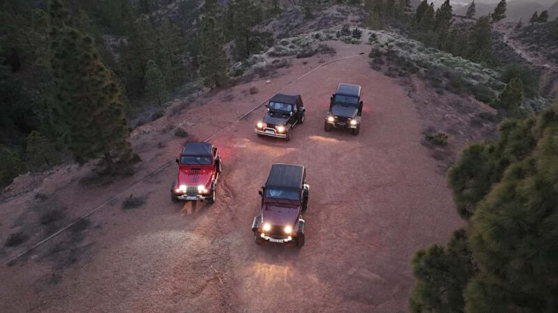 Tenerife: Jeep Wrangler Tour to Mount Teide, Day and Sunset - Reaching Mount Teides Highest Altitudes