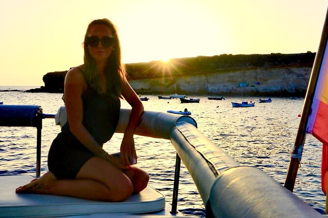 Tenerife Sunset Catamaran tour with transfer - Food and Drinks included. - Departing from Puerto Colon for a Sunset Reef and Wildlife Cruise