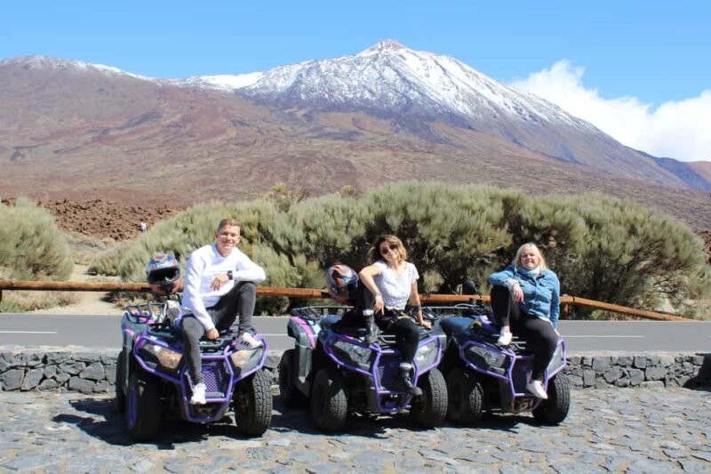 Tenerife: Teide Quad Trip (day/sunset) with a drink - Starting Point at Quad Riders Tenerife