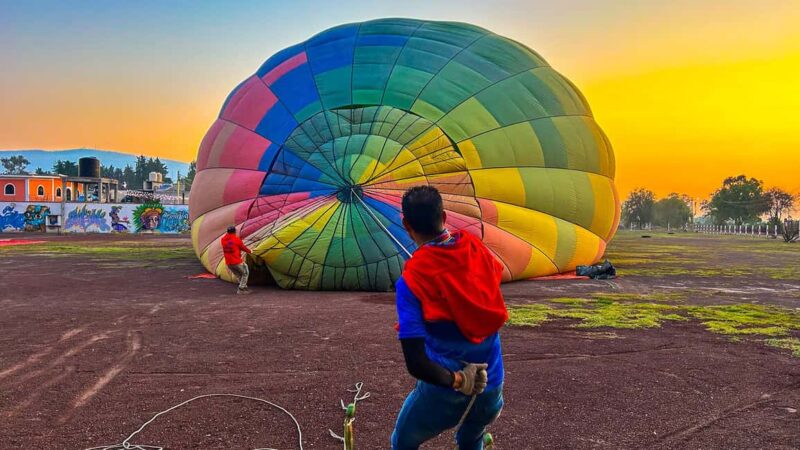 Teotihuacan: Private Balloon Flight with optional Transfer - The Unique View of Teotihuacan from Above