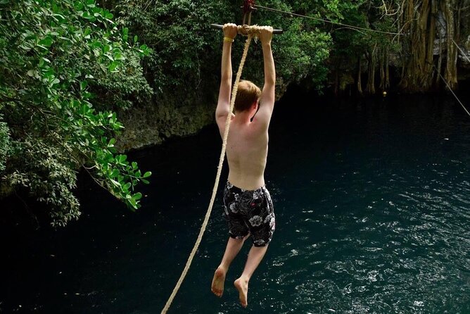 Tequila Tasting, Horseback Riding,ATV, Ziplines Cenote and Lunch - Ziplining in the Jungle Environment