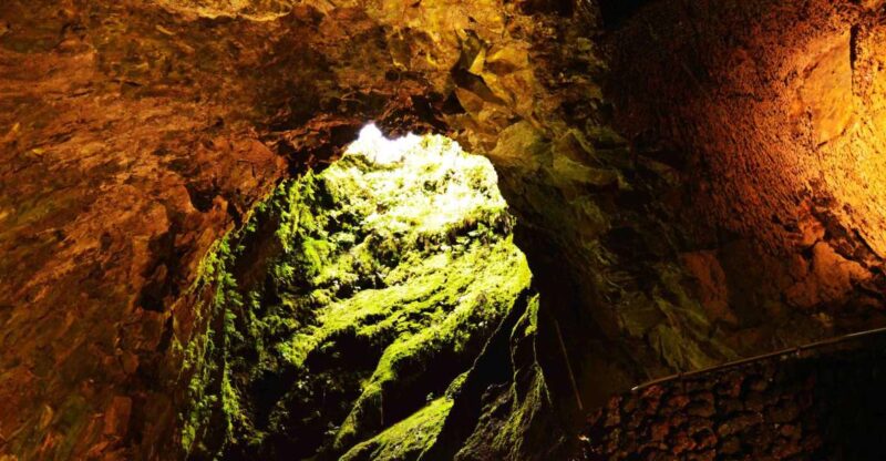 Terceira Island: Caves and Craters Tour - Inside Algar do Carvão: The Volcano’s Interior