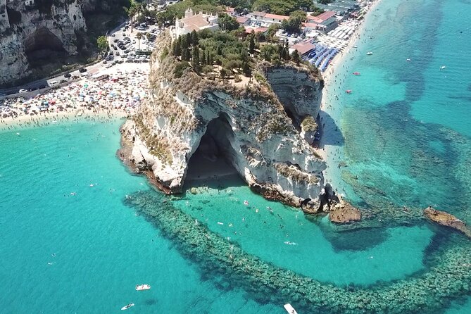 The best Boat Tour from Tropea to CapoVaticano, max 12 passengers - Visit the Sanctuary of Santa Maria DellIsola Di Tropea