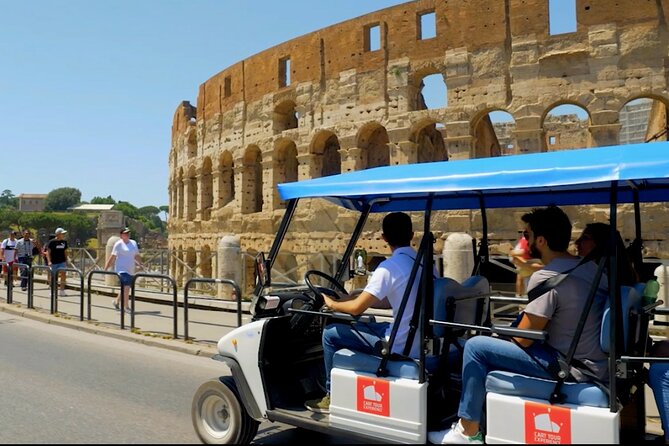 The best of Rome by Golf Cart - private tour - Visiting Trinità dei Monti and Piazza di Spagna