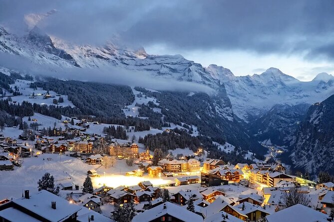 The best Sunset hike with Cheese Fondue - Watching the Sunset Over the Jungfrau Region