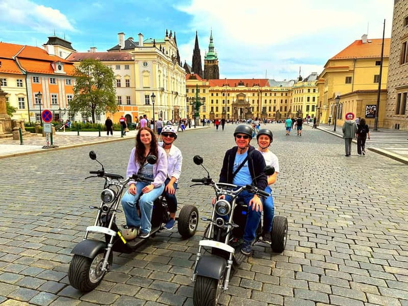 The Best Trike Prague city tour live guided in English - Key Points