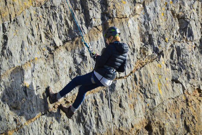 The Big One 150ft Abseiling Experience - The Main Descent from the Quarry Wall