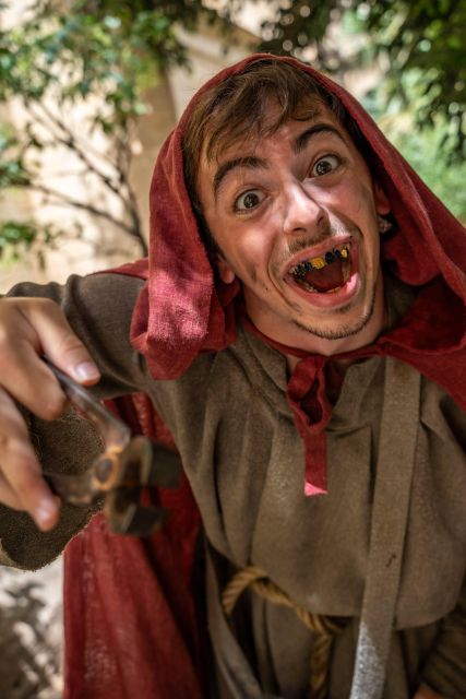 The black plague, theatrical visit - Visiting the Iconic Malaga Monuments During the Night Tour