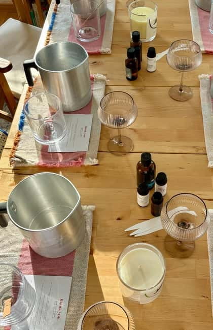 The Candle & Wine Pairing Workshop - Making Your Own Candle with Fragrant Scents from Grasse