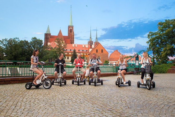 The Classic E-Scooter (3 wheeler) Tour of Wroclaw - everyday tour at 6:00 pm - Explore Wroclaw with a Comfortable E-Scooter Tour for $50.71