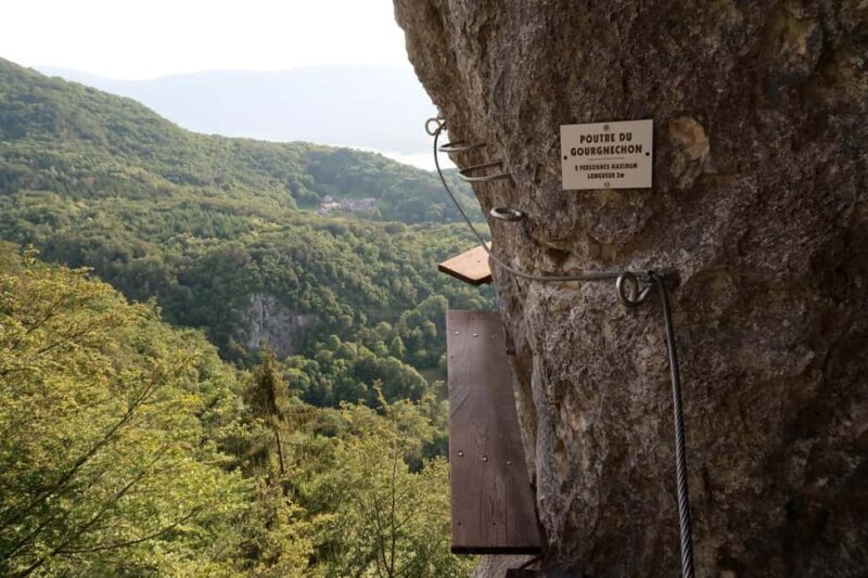 The Dent du Chat: Via Ferrata - Descent and Return at Your Own Pace