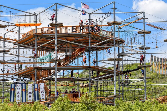 The EDGE: Epic Sky Trek - Navigating the 120 Obstacles and Ziplines