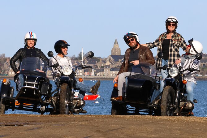 The Emerald Coast and Cancale in vintage sidecar with driver - Iconic Landmarks and Sea Views