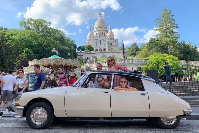 The Essentials of Paris in a Classic Open Top Car Citroën DS - Exploring Paris in a Vintage Car: The Unique Charm