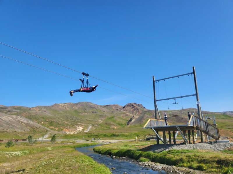 The Falcon : Superman ride with Mega Zipline Iceland - Safety Gear, Guidance, and Group Size