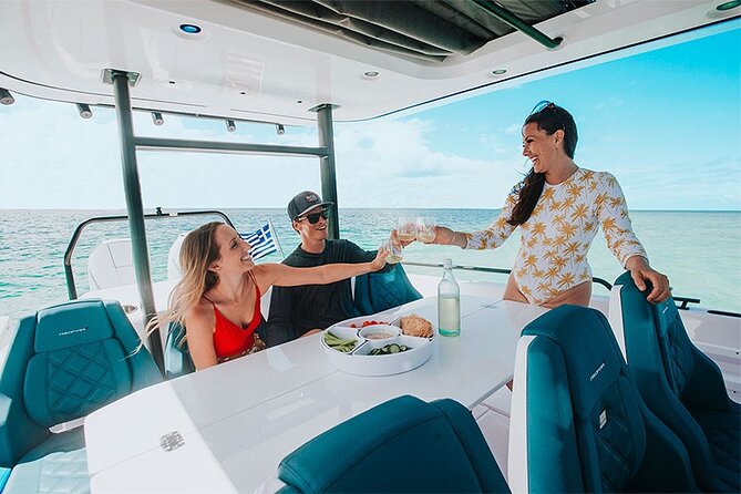 The Fastest Private Motor Yacht in Santorini - All Inclusive Tour - Visiting the Iconic Venecian Lighthouse of Akrotiri