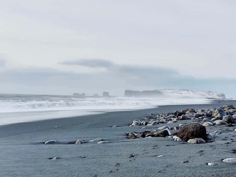 The Glacial Gems Private Tour: South Coast & Diamond Beach - Diamond Beach: Sparkling Ice Chunks on Black Sand
