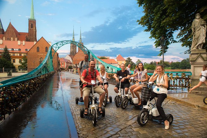 The Grand E-Scooter (3 wheeler) Tour of Wroclaw - everyday tour at 9:30 am - Discovering Wroclaw’s Historic Districts
