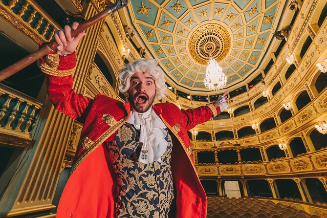 The Grand Tour of Teatru Manoel - Theatrical Storytelling with Monsieur Baroque
