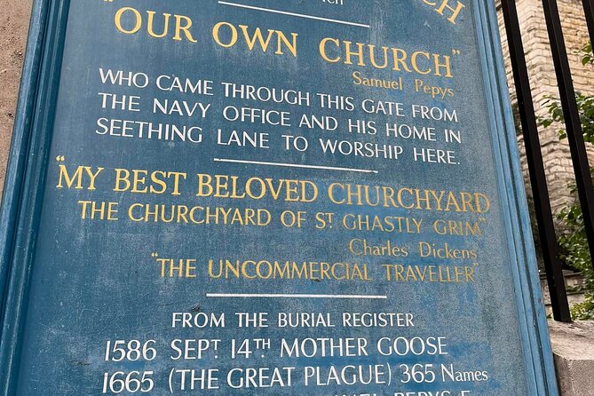 The Great Plague & Black Death Tour of London - The Great Fire of London: From Pudding Lane to The Monument