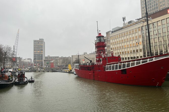 The Haag and Rotterdam two city for one day - The Erasmus Bridge and the Nieuwe Maas River