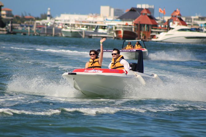 The most Intrepid Speedboat Adventure in Cancun Snorkel included - Starting Point at Cancuns Jungle Tour Marina