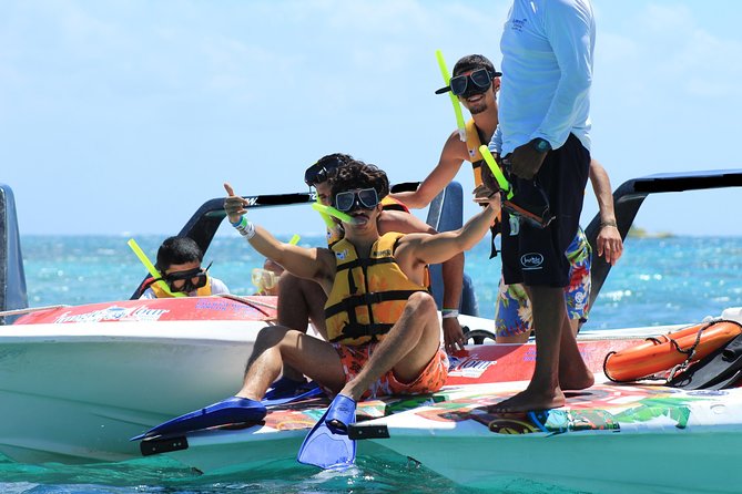 The most Intrepid Speedboat Adventure in Cancun Snorkel included - Equipment and Facilities Included in the Tour