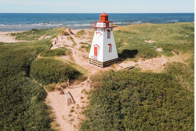 The North Shore and Green Gables Tour - Covehead Harbour Lighthouse Among Dunes