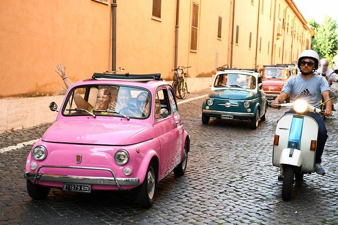 The ORIGINAL Fiat 500 3hour chauffeured tour - Iconic Roman Landmarks from a Unique Perspective
