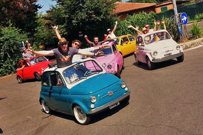 The ORIGINAL Fiat 500 3hour chauffeured tour - Scenic and Cultural Highlights in Rome’s Neighborhoods