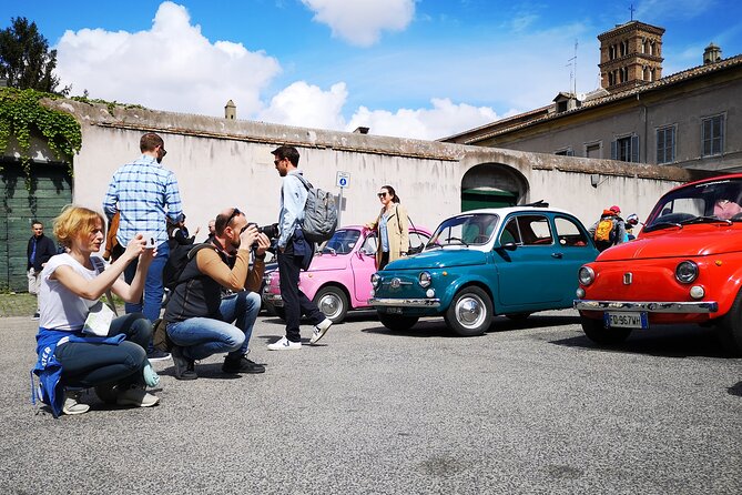 The ORIGINAL Fiat 500 Paparazzi Photo Shooting Tour in Rome - The Best Panoramic Views from Janiculum Terrace